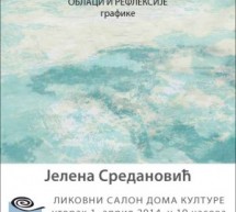 СУТРА У ДОМУ КУЛТУРЕ ИЗЛОЖБА ГРАФИКА „ОБЛАЦИ И РЕФЛЕКСИЈЕ“
