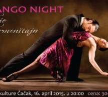 ВЕЧЕ ТАНГА У ДОМУ КУЛТУРЕ