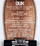 ОД 1. ДО 3. МАЈА У ЧАЧКУ „ДАНИ УРБАНЕ КУЛТУРЕ“