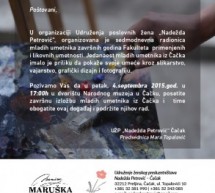 ИЗЛОЖБА МЛАДИХ УМЕТНИКА У ДВОРИШТУ МУЗЕЈА