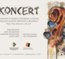 KONCERT STUDENATA VIOLINE U GORNJEM MILANOVCU