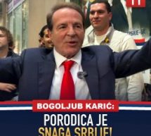 SAOPŠTENJE ZA JAVNOST BOGOLJUB KARIĆ U KIKINDI:PORODICA JE SNAGA SRBIJE!BIROKRATIJA NA POLA, 125 POSLANIKA, 12 MINISTARA